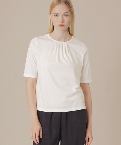 MACKINTOSH LONDON / マッキントッシュ ロンドン  カットソー | 【SUPER FINE LAB.】パウダーシュガーコットンTシャツ（ホワイト）