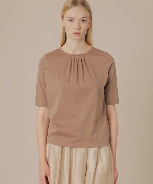 MACKINTOSH LONDON / マッキントッシュ ロンドン  カットソー | 【SUPER FINE LAB.】パウダーシュガーコットンTシャツ（ベージュ）