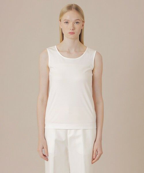 MACKINTOSH LONDON / マッキントッシュ ロンドン  カットソー | 【SUPER FINE LAB.】パウダーシュガーコットンタンクトップ | 詳細4