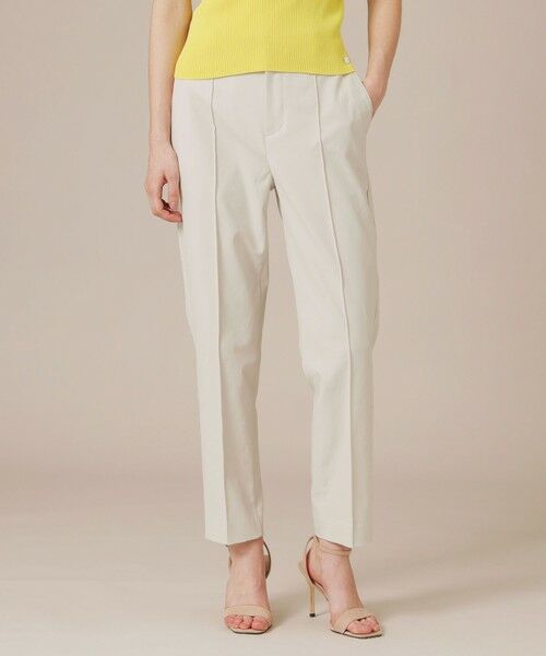 MACKINTOSH LONDON / マッキントッシュ ロンドン  その他パンツ | 【WEB・一部店舗限定】コットンリネンブレンドオックステーパードパンツ（ベージュ）