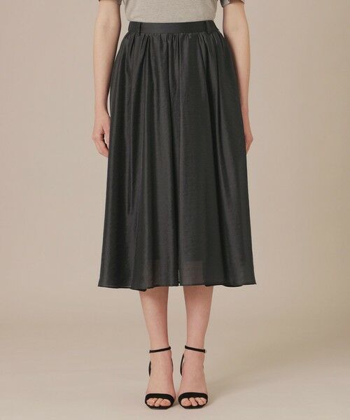 MACKINTOSH LONDON / マッキントッシュ ロンドン  ロング・マキシ丈スカート | シアーナイロンスカート | 詳細3