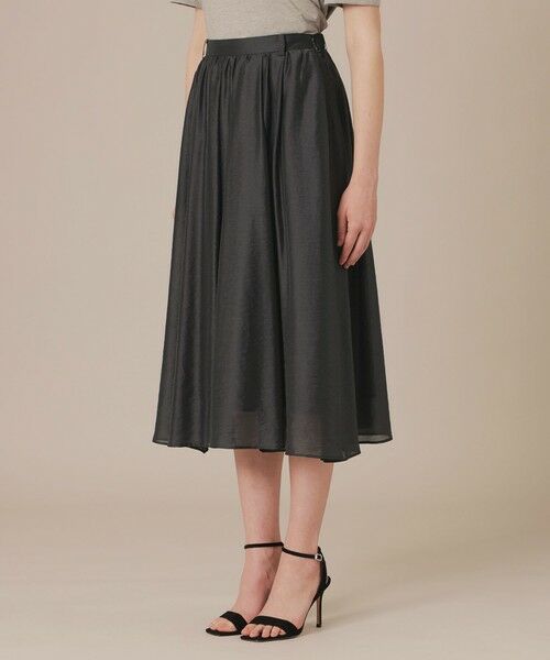 MACKINTOSH LONDON / マッキントッシュ ロンドン  ロング・マキシ丈スカート | シアーナイロンスカート | 詳細4