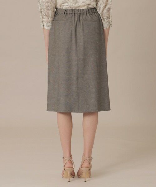 MACKINTOSH LONDON / マッキントッシュ ロンドン  ロング・マキシ丈スカート | コットンリネンブレンドオックススカート | 詳細5