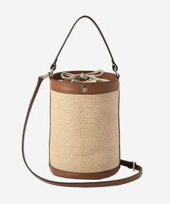 MACKINTOSH LONDON / マッキントッシュ ロンドン  メッセンジャーバッグ・ウエストポーチ | 【eclat5月号掲載】ラフィアブレードバケットバッグ