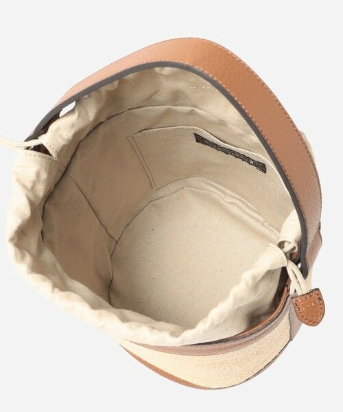 MACKINTOSH LONDON / マッキントッシュ ロンドン  メッセンジャーバッグ・ウエストポーチ | 【eclat5月号掲載】ラフィアブレードバケットバッグ | 詳細4