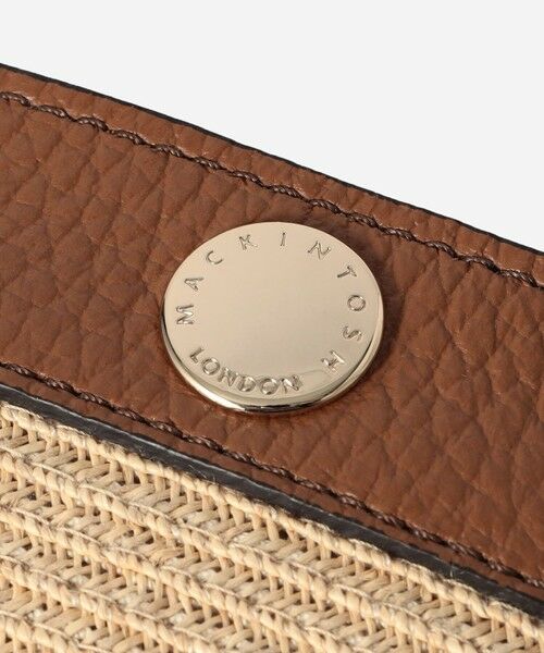 MACKINTOSH LONDON / マッキントッシュ ロンドン  メッセンジャーバッグ・ウエストポーチ | 【eclat5月号掲載】ラフィアブレードバケットバッグ | 詳細5