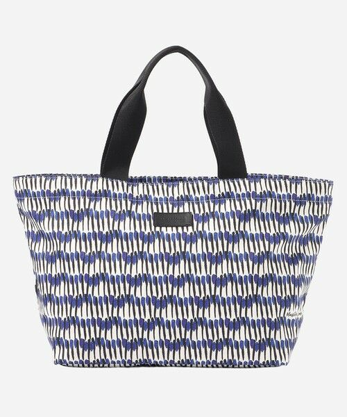 MACKINTOSH LONDON / マッキントッシュ ロンドン  メッセンジャーバッグ・ウエストポーチ | 【eclat5月号掲載】レインタフタプリントトートバッグ（ブルー5）