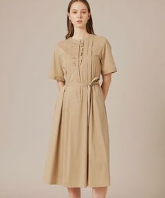 MACKINTOSH LONDON / マッキントッシュ ロンドン  ロング・マキシ丈ワンピース | 【eclat5月号掲載】コットンナイロンストレッチワンピース