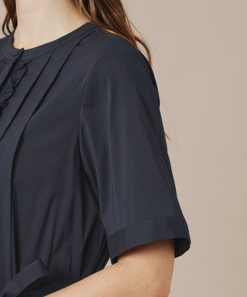 MACKINTOSH LONDON / マッキントッシュ ロンドン  ロング・マキシ丈ワンピース | 【eclat5月号掲載】コットンナイロンストレッチワンピース | 詳細9