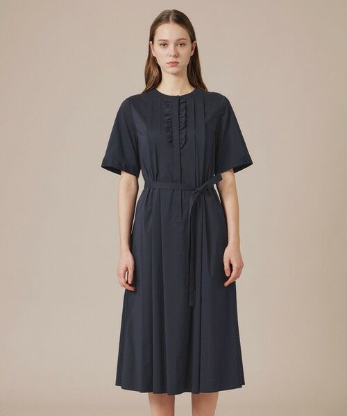 MACKINTOSH LONDON / マッキントッシュ ロンドン ロング・マキシ丈ワンピース | コットンナイロンストレッチワンピース | 詳細5