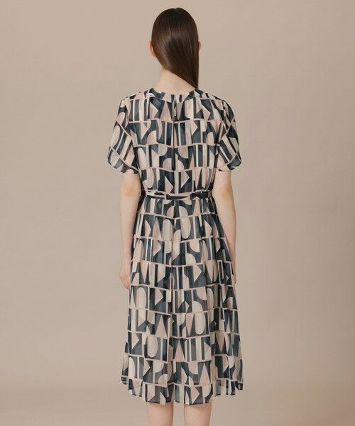 MACKINTOSH LONDON / マッキントッシュ ロンドン  ロング・マキシ丈ワンピース | ジオメトリックプリントワンピース | 詳細5