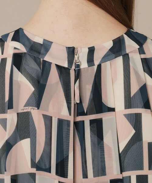 MACKINTOSH LONDON / マッキントッシュ ロンドン  ロング・マキシ丈ワンピース | ジオメトリックプリントワンピース | 詳細8