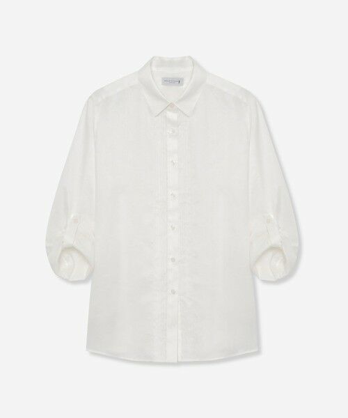 MACKINTOSH LONDON / マッキントッシュ ロンドン  シャツ・ブラウス | リネンストレッチブラウス | 詳細6