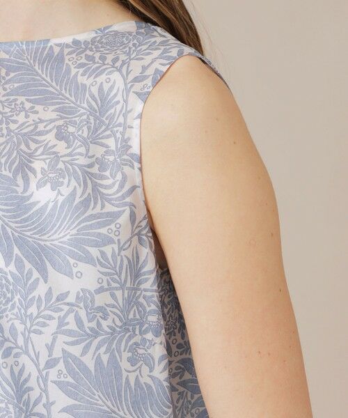 MACKINTOSH LONDON / マッキントッシュ ロンドン  シャツ・ブラウス | リーフプリントノースリーブブラウス | 詳細6