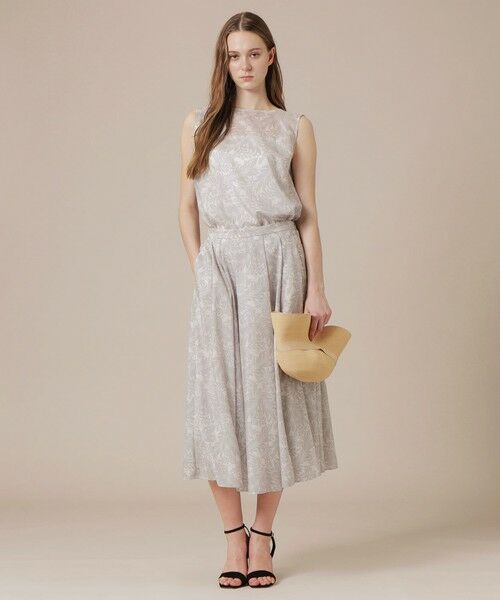 MACKINTOSH LONDON / マッキントッシュ ロンドン  シャツ・ブラウス | リーフプリントノースリーブブラウス | 詳細2