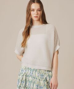 MACKINTOSH LONDON / マッキントッシュ ロンドン  ニット・セーター | 【eclat5月号掲載】シアーリブニットプルオーバー