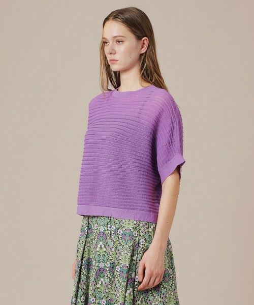 MACKINTOSH LONDON / マッキントッシュ ロンドン  ニット・セーター | 【eclat5月号掲載】シアーリブニットプルオーバー | 詳細5