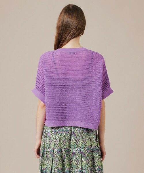 MACKINTOSH LONDON / マッキントッシュ ロンドン  ニット・セーター | 【eclat5月号掲載】シアーリブニットプルオーバー | 詳細6