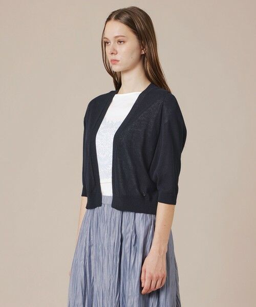 MACKINTOSH LONDON / マッキントッシュ ロンドン  ニット・セーター | 【eclat5月号掲載】【Bray Bolero/ブレイボレロ】エアリーホールガーメントボレロ | 詳細5