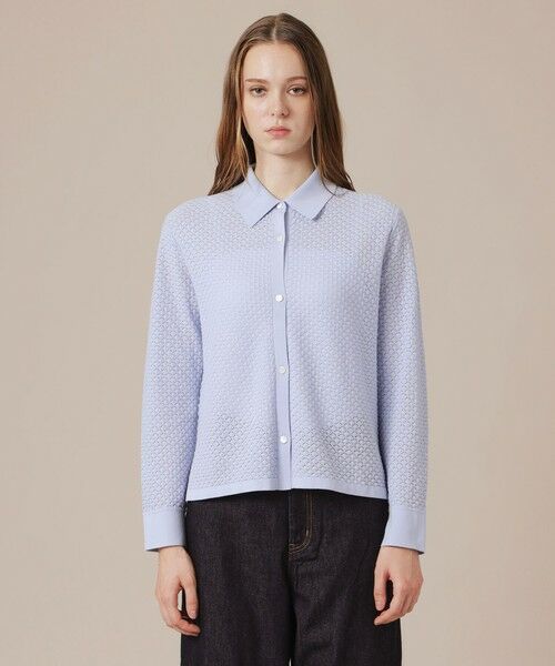 MACKINTOSH LONDON / マッキントッシュ ロンドン  ニット・セーター | 【eclat5月号掲載】レースニットシャツ | 詳細3