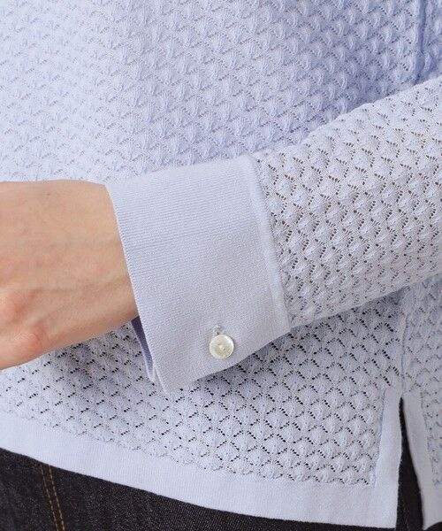 MACKINTOSH LONDON / マッキントッシュ ロンドン  ニット・セーター | 【eclat5月号掲載】レースニットシャツ | 詳細6