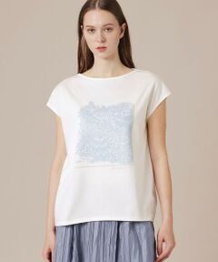 MACKINTOSH LONDON / マッキントッシュ ロンドン  カットソー | リーフプリントTシャツ