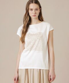 MACKINTOSH LONDON / マッキントッシュ ロンドン  カットソー | リーフプリントTシャツ