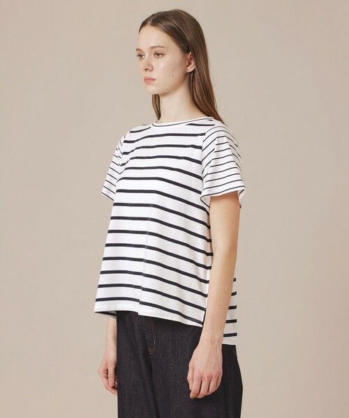 MACKINTOSH LONDON / マッキントッシュ ロンドン  カットソー | 【eclat5月号掲載】ボーダーミックスTシャツ | 詳細4