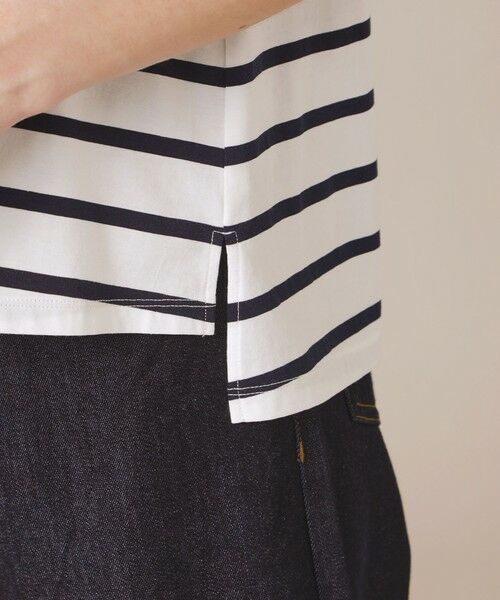 MACKINTOSH LONDON / マッキントッシュ ロンドン  カットソー | 【eclat5月号掲載】ボーダーミックスTシャツ | 詳細7