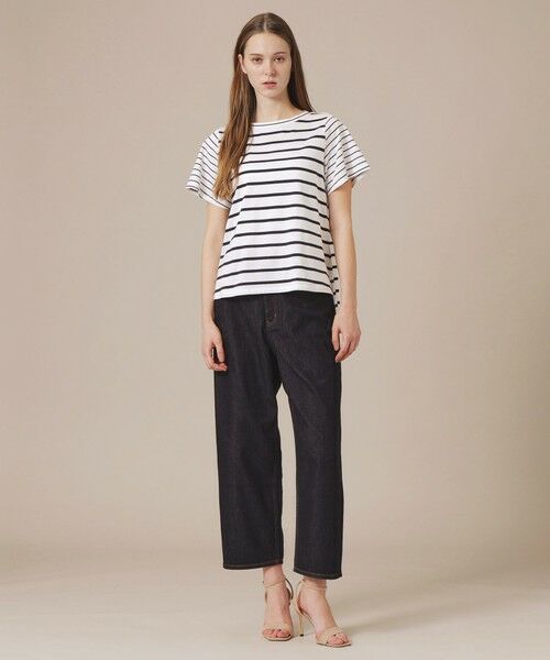 MACKINTOSH LONDON / マッキントッシュ ロンドン  カットソー | 【eclat5月号掲載】ボーダーミックスTシャツ | 詳細1