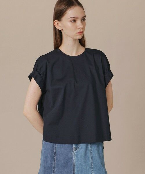 MACKINTOSH LONDON / マッキントッシュ ロンドン  カットソー | 【WEB・一部店舗限定】トリコットジャージプルオーバー（ネイビー）