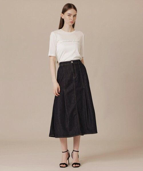 MACKINTOSH LONDON / マッキントッシュ ロンドン  カットソー | 【WEB・一部店舗限定】シャインリブＴシャツ | 詳細1