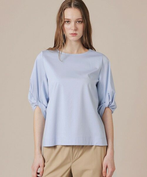 MACKINTOSH LONDON / マッキントッシュ ロンドン  カットソー | 【WEB・一部店舗限定】ハイゲージスムースプルオーバー（ブルー）