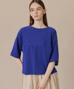 MACKINTOSH LONDON / マッキントッシュ ロンドン  カットソー | 【WEB・一部店舗限定】ストレッチサッカーストライプ半袖ブラウス