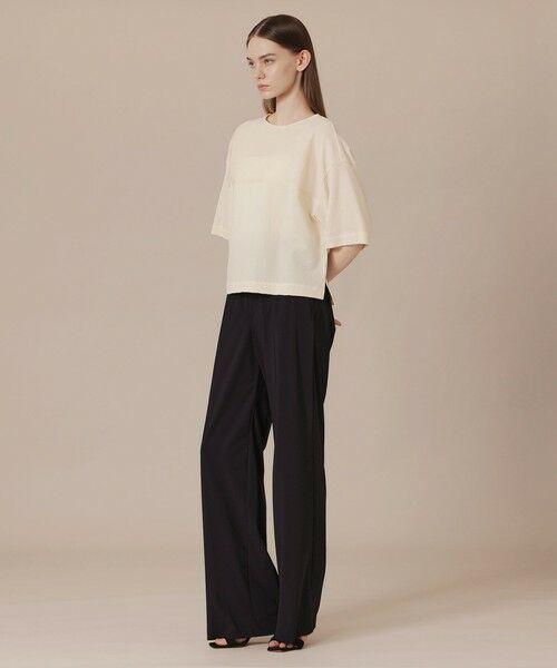 MACKINTOSH LONDON / マッキントッシュ ロンドン  カットソー | 【WEB・一部店舗限定】ストレッチサッカーストライプ半袖ブラウス | 詳細1