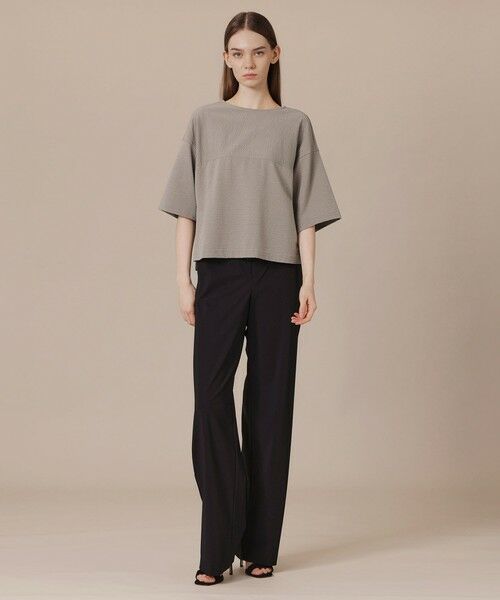 MACKINTOSH LONDON / マッキントッシュ ロンドン  カットソー | 【WEB・一部店舗限定】ストレッチサッカーストライプ半袖ブラウス | 詳細2
