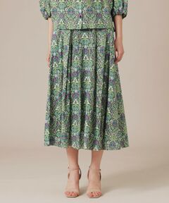 MACKINTOSH LONDON / マッキントッシュ ロンドン  ロング・マキシ丈スカート | ボタニカルウォールプリントスカート