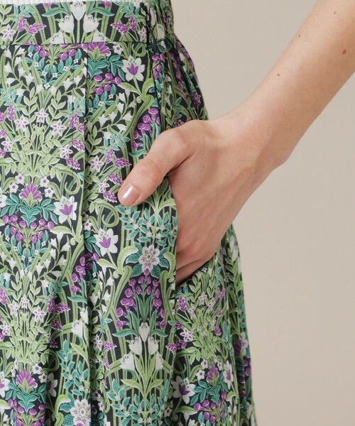 MACKINTOSH LONDON / マッキントッシュ ロンドン  ロング・マキシ丈スカート | ボタニカルウォールプリントスカート | 詳細8