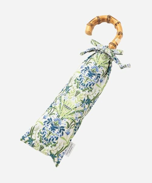 MACKINTOSH LONDON / マッキントッシュ ロンドン  傘 | ボタニカルウォール遮光晴雨兼用折畳傘（ベージュ）