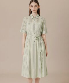MACKINTOSH LONDON / マッキントッシュ ロンドン  ロング・マキシ丈ワンピース | 【婦人画報6月号掲載】マーブルストライプワンピース