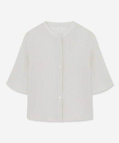 MACKINTOSH LONDON / マッキントッシュ ロンドン  シャツ・ブラウス | ワッシャースパンローンブラウス（オフホワイト）
