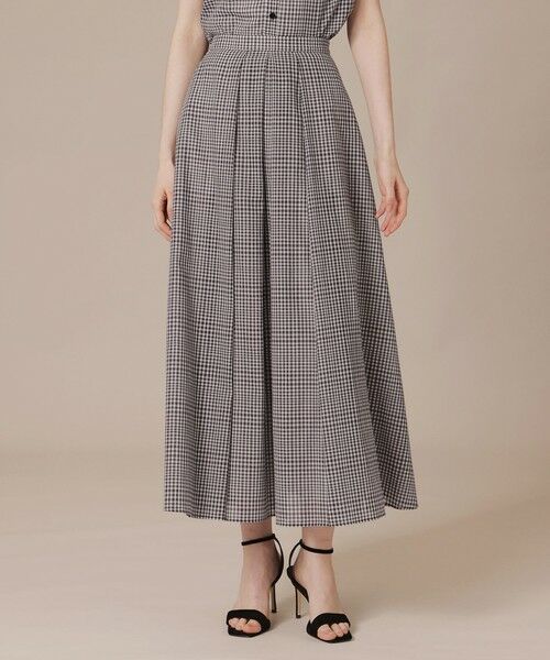 MACKINTOSH LONDON / マッキントッシュ ロンドン  ロング・マキシ丈スカート | 【婦人画報6月号掲載】ハイツイストワッシャータックスカート（ブラック）