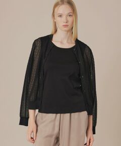 MACKINTOSH LONDON / マッキントッシュ ロンドン  ニット・セーター | シアージャカードカーディガン