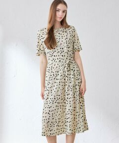 MACKINTOSH LONDON / マッキントッシュ ロンドン  ロング・マキシ丈ワンピース | ジオメトリックプリントワンピース