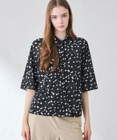 MACKINTOSH LONDON / マッキントッシュ ロンドン  シャツ・ブラウス | ジオメトリックプリントブラウス