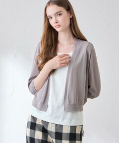 MACKINTOSH LONDON / マッキントッシュ ロンドン  ニット・セーター | 【Bray Bolero/ブレイボレロ】エアリーホールガーメントボレロ