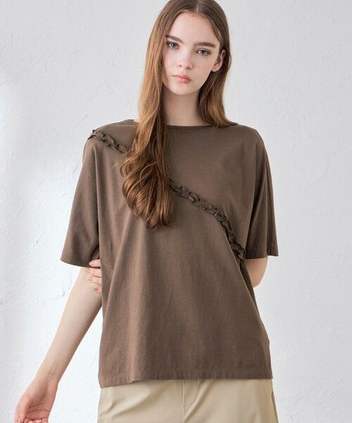 MACKINTOSH LONDON / マッキントッシュ ロンドン  カットソー | ソフトウォッシュＴシャツ（ブラウン）