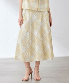 MACKINTOSH LONDON / マッキントッシュ ロンドン  ロング・マキシ丈スカート | シアーボイルチェックスカート