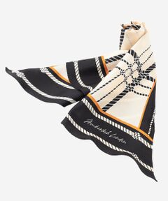 MACKINTOSH LONDON / マッキントッシュ ロンドン  マフラー・ショール・スヌード・ストール | ロープチェック剣先スカーフ