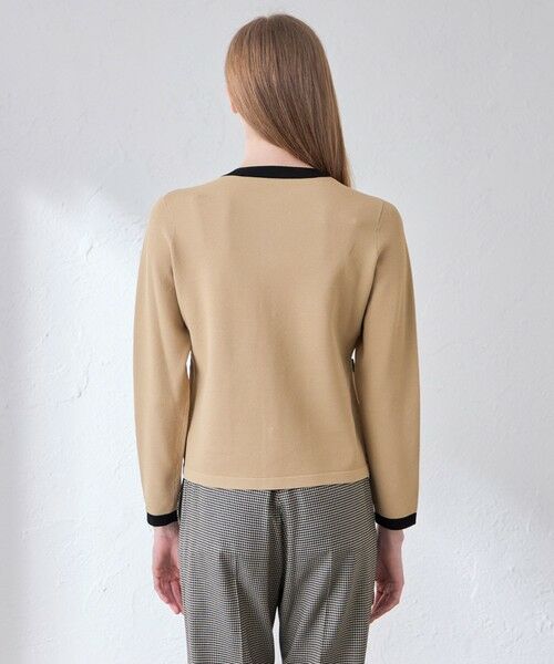 MACKINTOSH LONDON / マッキントッシュ ロンドン その他アウター | レーヨンストレッチバイカラーニットジャケット | 詳細6